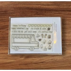Stamps Of Life Ice Cream Truck Stamp Set Icecreamtruck2Stamp Stamps